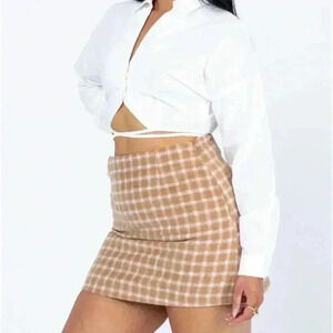 Princess Polly Gracia plaid mini skirt 12